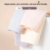 Ladies Spring and Autumn Pure Cotton 10A Antibacterial Extension Crotch No Trace Middle Waist Triangle Briefs