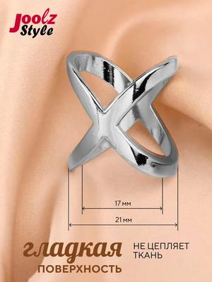 Cross-shaped Silk Scarf Buckle, Hem Knot Buckle