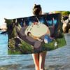Anime Kawaii T-Totoros Beach Towel For Kids Personalized Bath Towel Pool Towel Vacation Gift Picnic Towel Party Gift