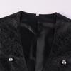 2025 Gothic Medieval Men's Vest and Waistcoat Set for Spring/Autumn - European & American Style Stage Costume