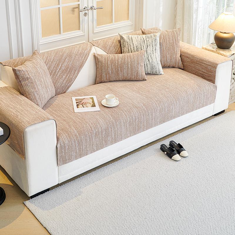 

Подушка для дивана Four Seasons Универсальная синельная абстрактная подушка Простая современная входная люкс-стиль Кожаный чехол для дивана Ткань 70*70cm