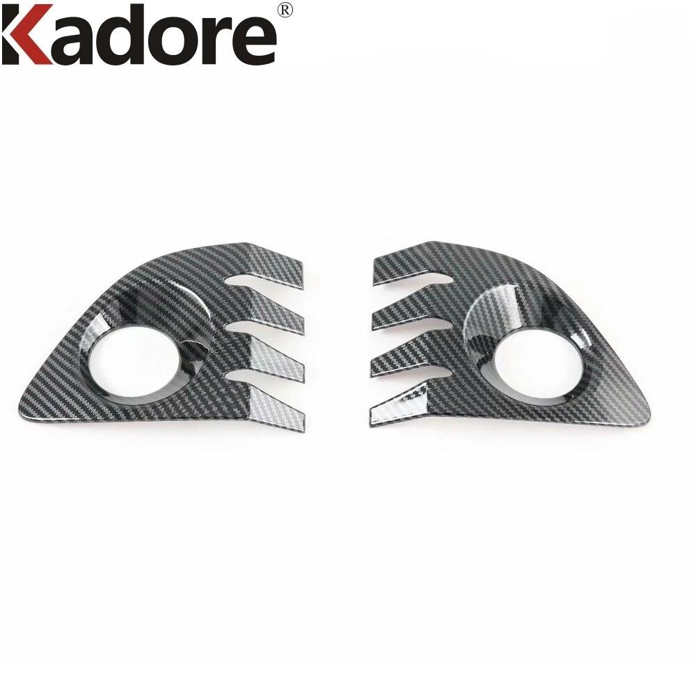 Front Fog Light Lamp Cover Trim For Toyota Corolla Cross    2022 2023 Chrome Foglight Frame Trims Car Accessories