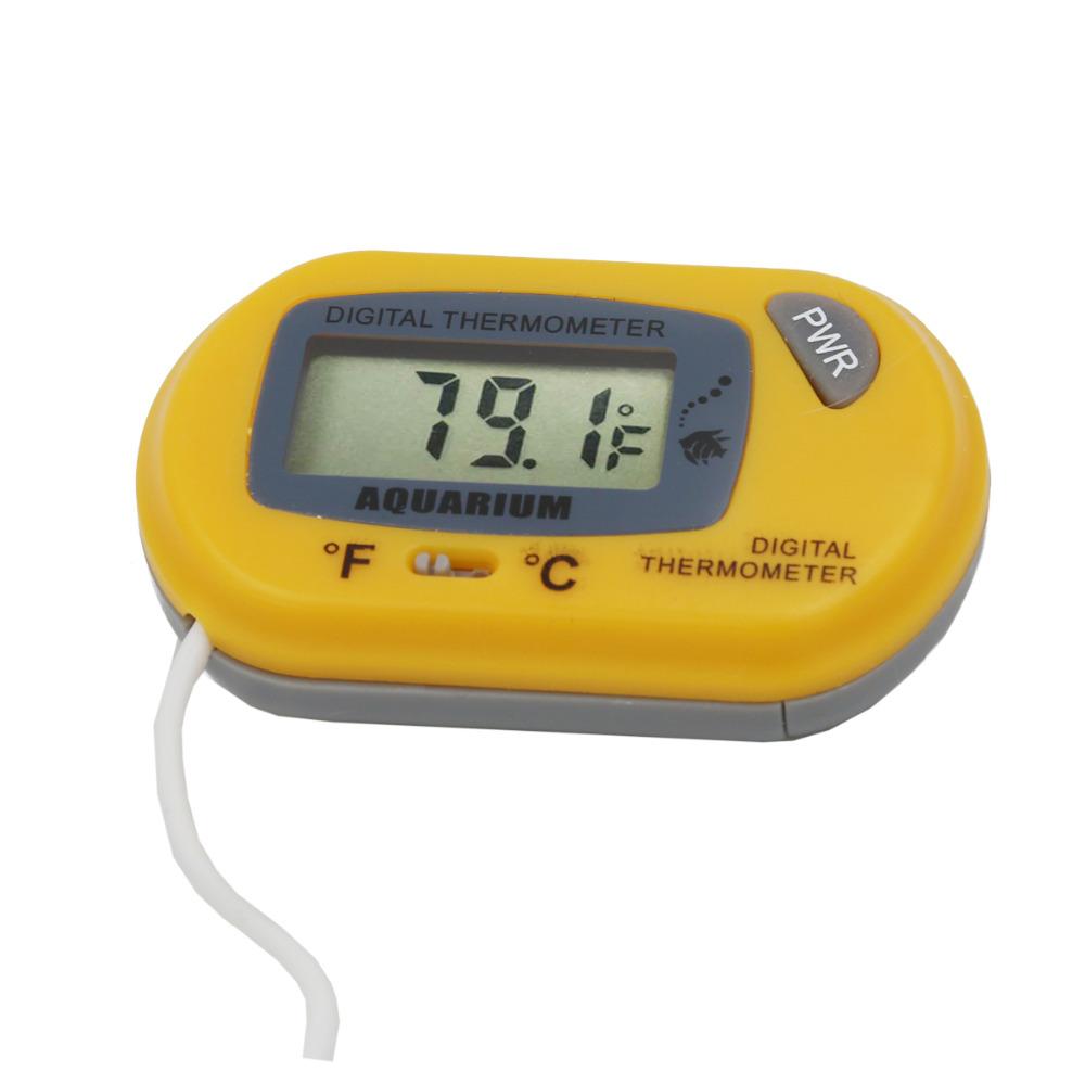 Mini Temperature Meter Digital Thermometer Temp Probe Meter Fridge Suction Cup Thermometer Measuring For Fish Aquarium