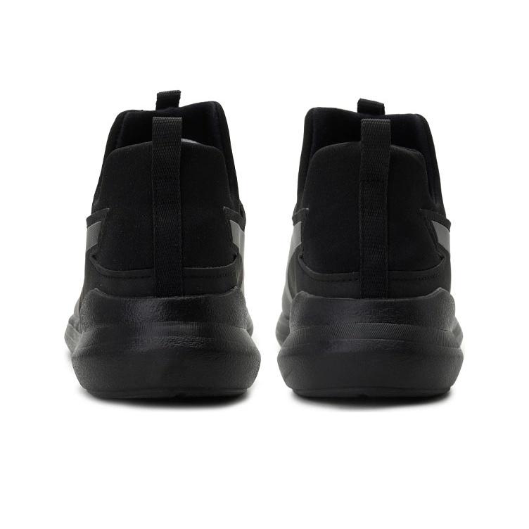 Puma Rebel Comfortable Shock Absorbing Wear Resistant Low Top Running Shoes Women Sneakers Black 364539-06