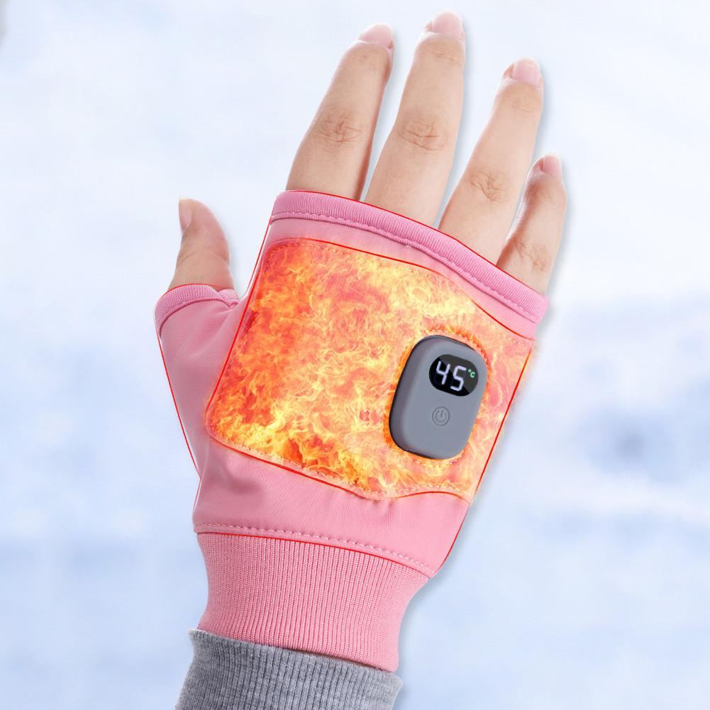 Kälteschutz Komfort Warme Handschuhe Elektrische Winterheizhandschuhe USB Wiederaufladbar Intelligente Warme Winterhandschuhe Zum Skifahren