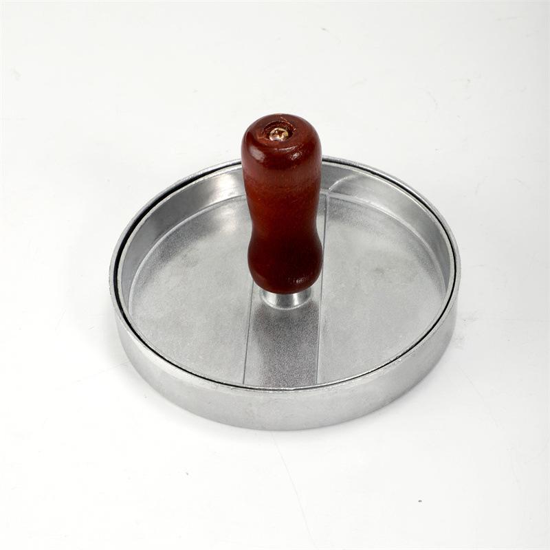 1 Set of High Quality Round Hamburger Mold Aluminum Alloy Hamburger Meat Beef BBQ Burger Meat Press Kitchen Food Mold