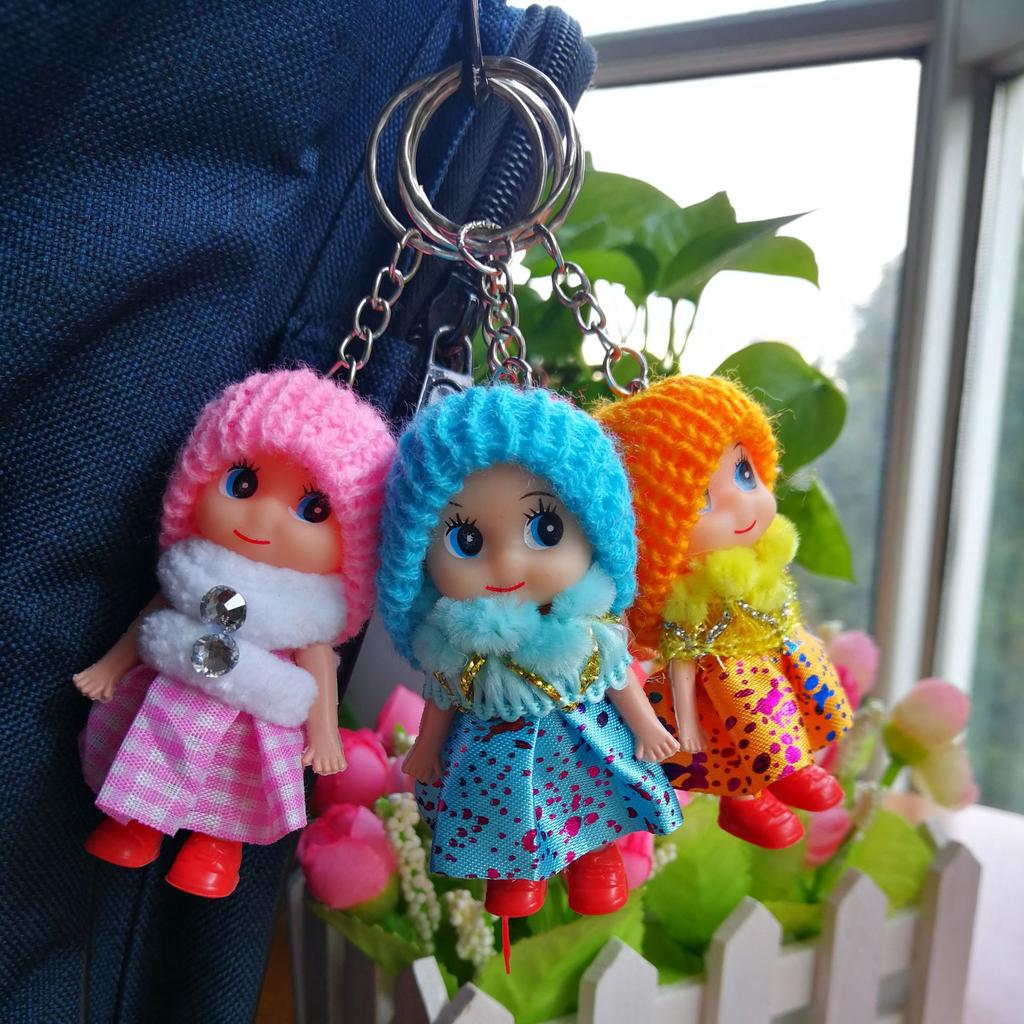 5 Stück 8cm Mini Süße Prinzessinnenpuppe Verwirrte Puppe Schlüsselanhänger Anhänger Korea Verwirrte Puppe Spielzeug Rucksack Dekoration Geburtstagsgeschenke