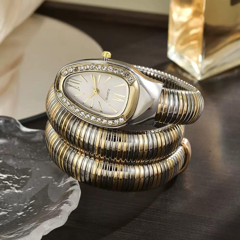 Snake, Ladies Bracelet Watch, Creative Versatile Quartz Watch Personalized Bracelet Watch