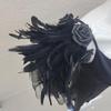 Elegant Shoulder Covers Bride Dress Accessory for Women Black Tulle Detachable Bridal Wedding Dress Accessories