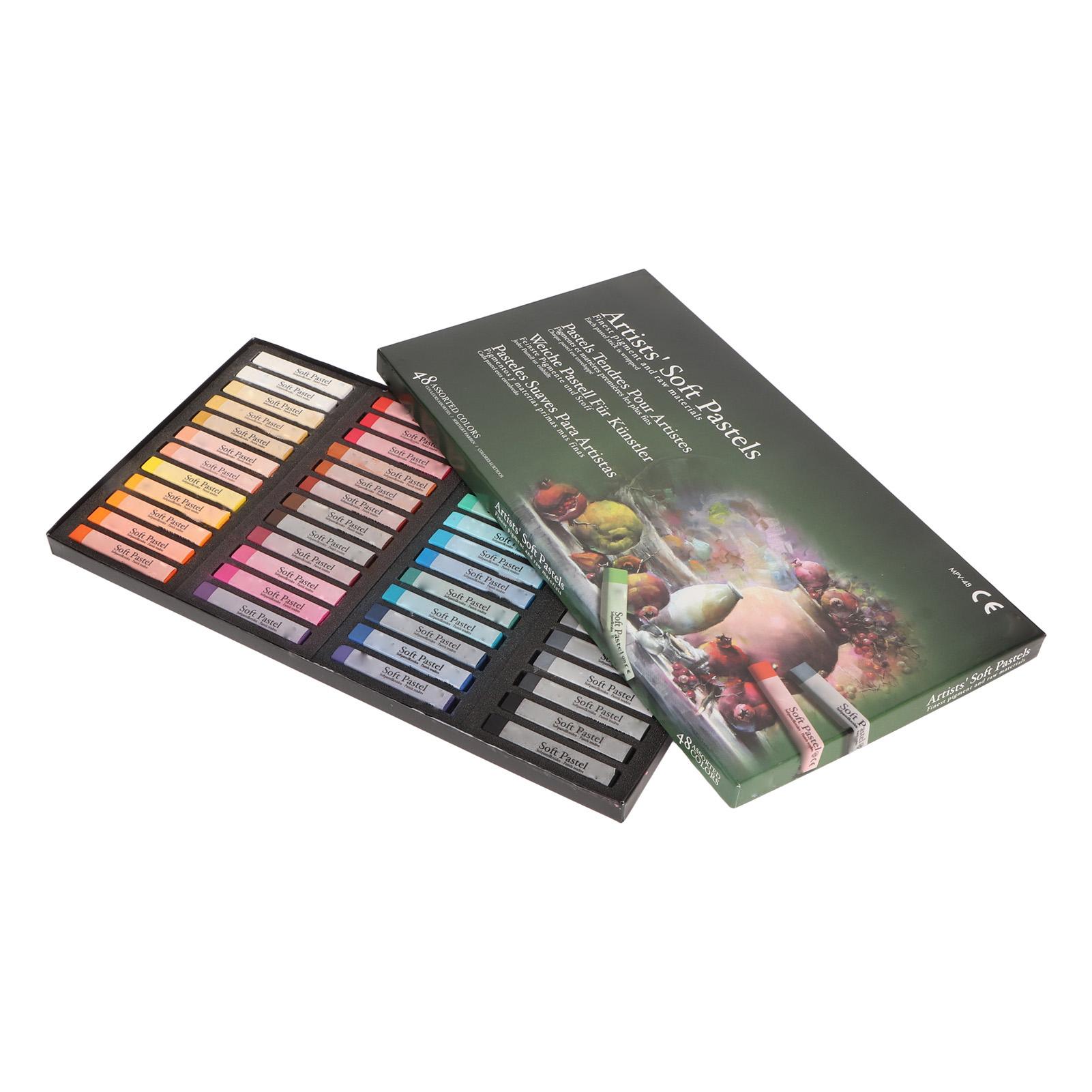 

Мягкая пастель 48 цветов, профессиональная безвредная меловая пастель с высокой адгезией для рисования