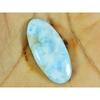16X35X5MM Natural Blue Larimar Oval Shape Cabochon Loose Gemstone 28Cts. LR-35