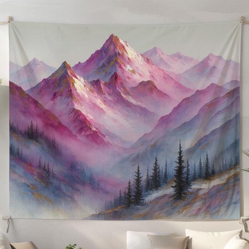 Lavender Mountain tapestry 75x100 чёрный