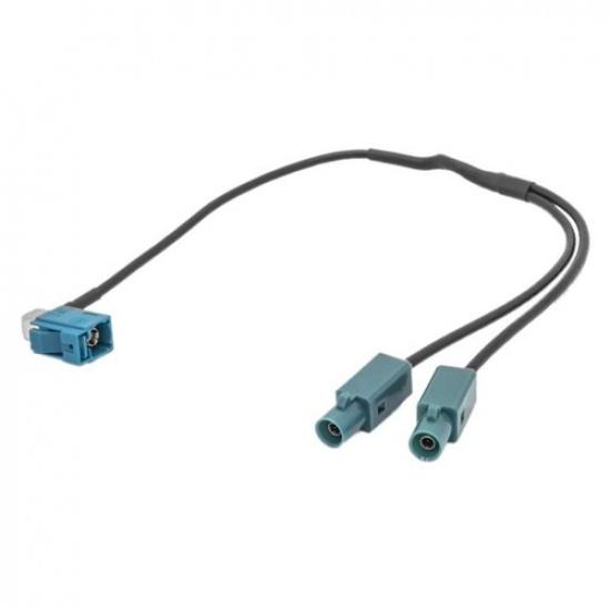 Radio Y-Antenna Adapter Fakra Female to Two Fakra Male Conversion Cable
