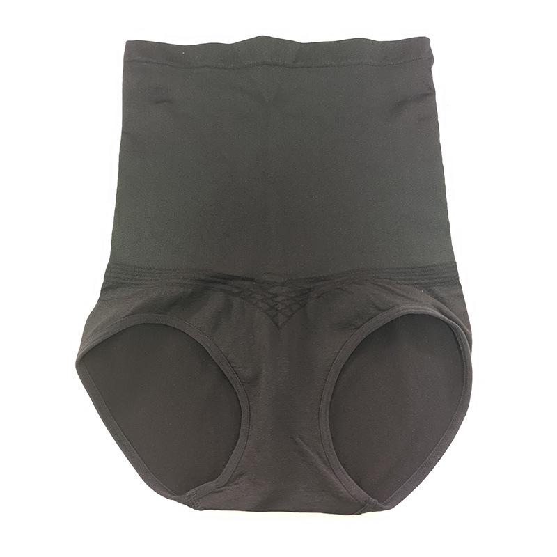 

Бесшовные трусики с высокой талией, утягивающие живот, приподнимающие бедра и формирующие фигуру, для послеродового периода и контурирования тела M-L чёрный