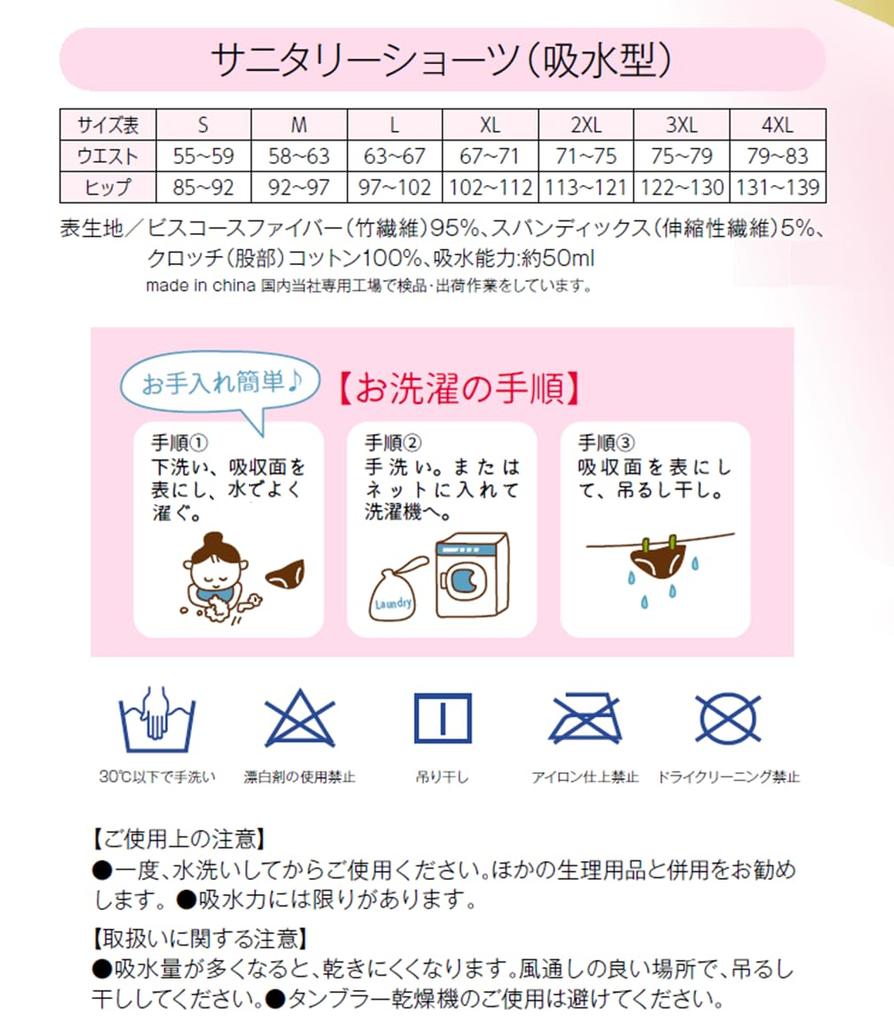 BAZETITUS Santaly Incontinence 50ml 7 Sizes Rear Leakage Sleepwear Briefs, Absorbency, Available, Absorbent, (Viscose Fiber, Black) (4XL)