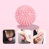 TPR 6.5cm Diameter Hollow Soft Spike Ball Hand Strength Recovery Exercise Massage Ball Yoga Fitness Spiky Massager Trigger Point