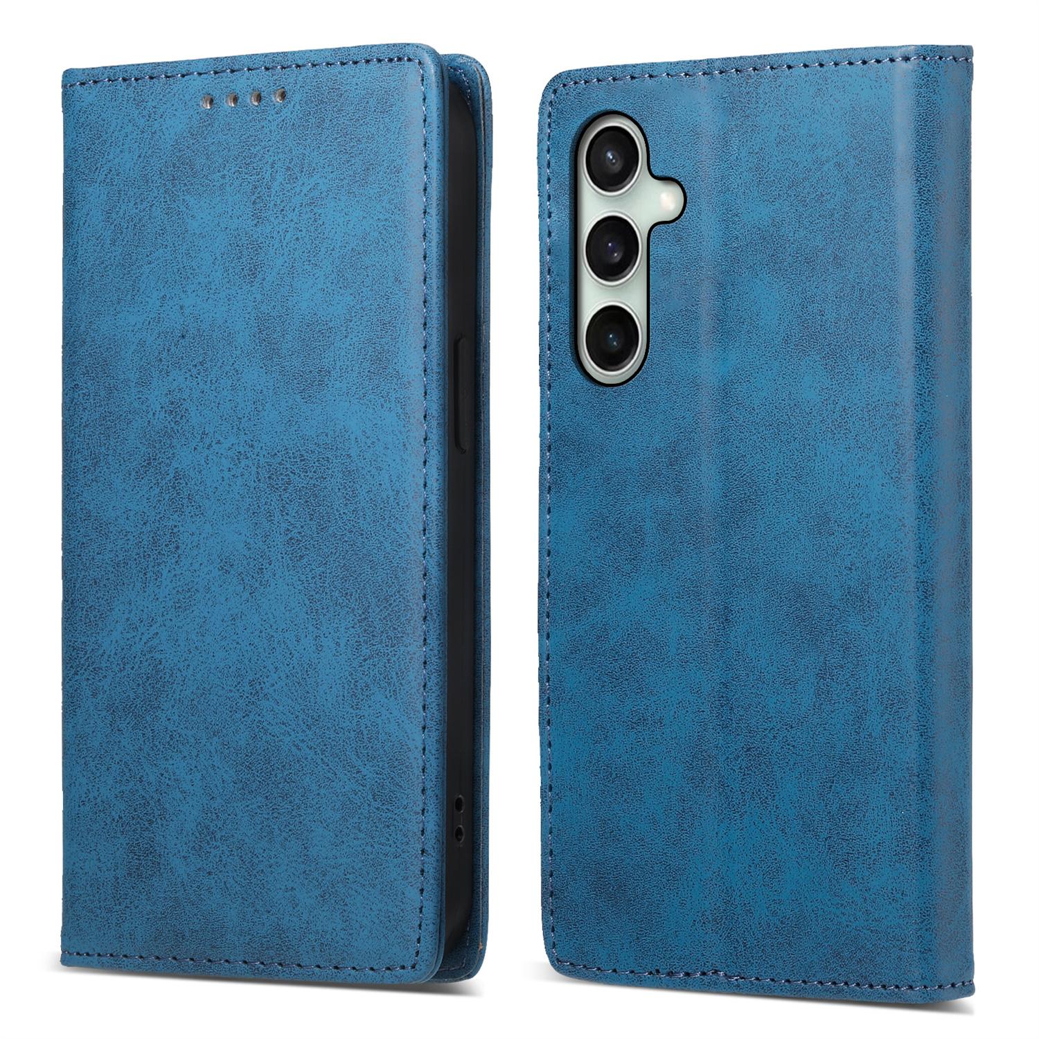 Для Samsung Galaxy S25 FE Чехол-бумажник с блокировкой RFID из ПУ-кожи A