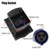 RV Camper Marine Boat Accessories 220-240V 16A Caravan Plug Socket Waterproof Kit With Cover Flush Hook-Up Charger HD