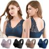 Damen Spitzen Sexy Sport-BH Atmungsaktiv Elastisch Push-Up Yoga Fitness Top Für Ultimativem Komfort