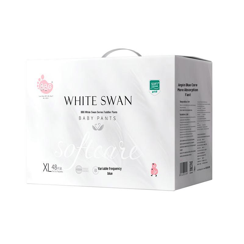 BBG Серия Swan Мягкие бархатистые подгузники-трусики