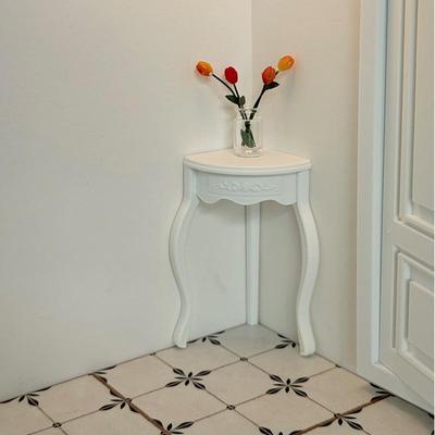 1Pcs Doll House Accessories 1:12 Dollhouse Miniature Retro Small Edge Several Mini Tea Table Furniture Home Model Decor Toy