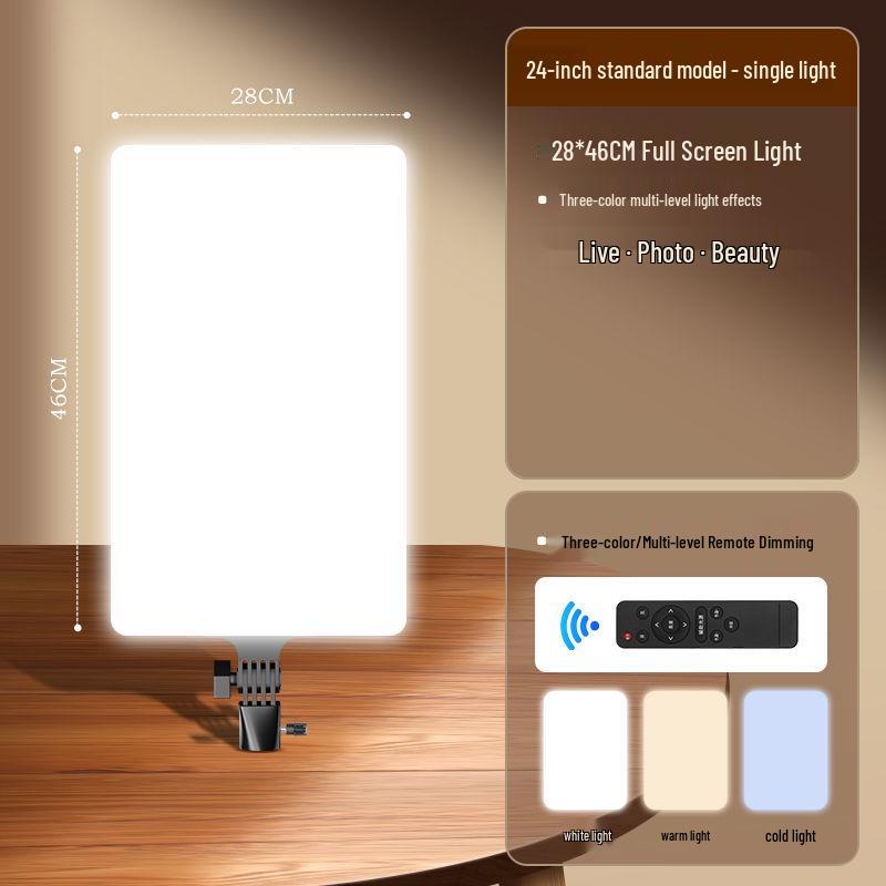 Panou profesional de lumină LED pentru streaming live și fotografie de interior