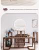 New Chinese Style Elm Wood Tea Table and Chair Set for Home or Office