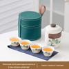 Yuzhuxun Mutton Fat Jade White Porcelain Lingxue Travel Tea Set