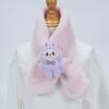 Plüsch-Winter-Schal im koreanischen Stil, Süßer und warmer Nackenschutz für Mädchen und Schülerinnen