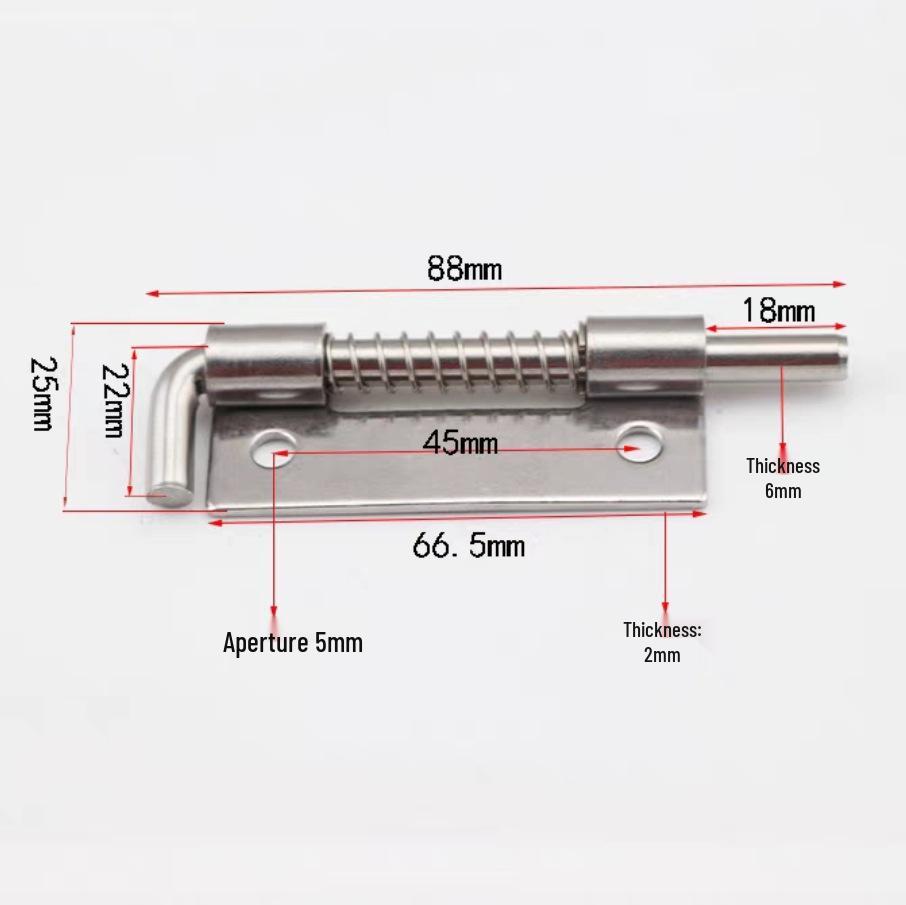 Spring Pin Removable Hinge E-HYGL60, E-HYGR60, E-H60, E-HYSR60