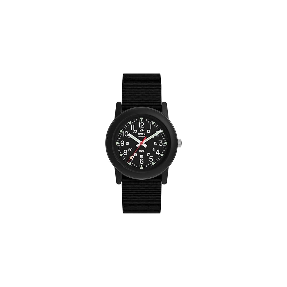 Timex Camper Black Dial Watch T18581 Authentic Import 40mm Water Resistant Men s Timepiece