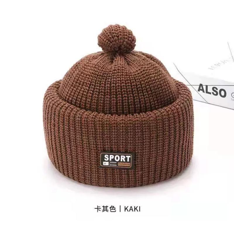 

Шапка старика для мужчин, чтобы согреться зимой, шапка отца для защиты ушей, вязаная шерстяная шапка дедушки старика, толстая шапка для пожилых людей среднего возраста One Size верблюд