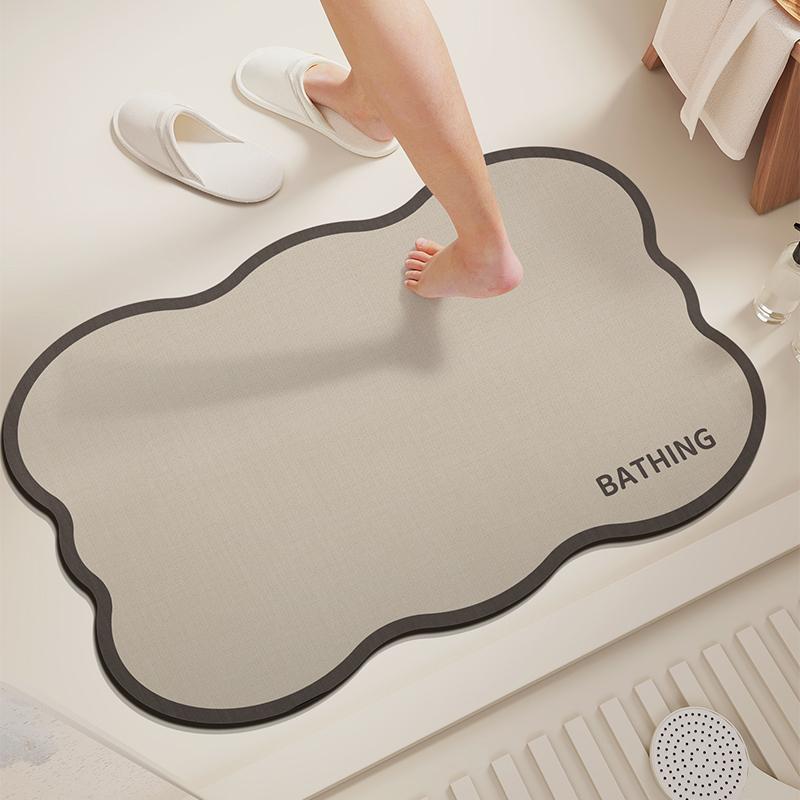 Cloud Bathroom Anti Slip Floor Mat Water Absorbent Quick Dry Easy To Clean Bathroom Foot Mat Home Decor