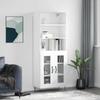 VidaXL Highboard White 69.5x34x180 Cm Engineered Wood 3189309