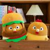 New Hamburger Chicken Plush Toy Cute Chick Doll Children's Bed To Accompany the Sleeping Doll To Give His Girlfriend a Birthday Gift