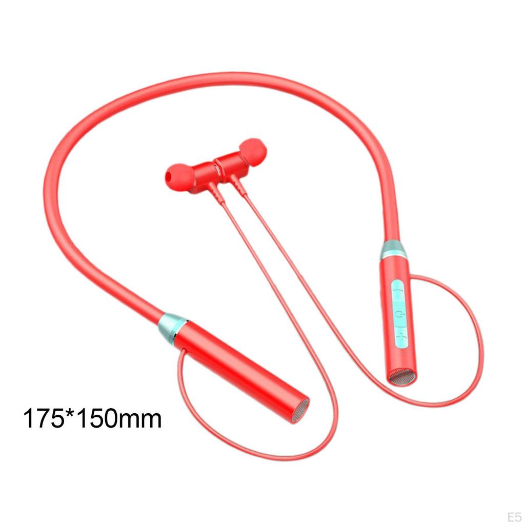 Wireless Neckband Headphones Earbuds Handsfree Neck Headset Running