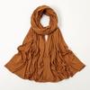 Premium Jersey Hijab Scarf For Muslim Women Turban Femme Africaine Hijabs For Woman Head Wrap Hoofddoek Headscarf Ramadan