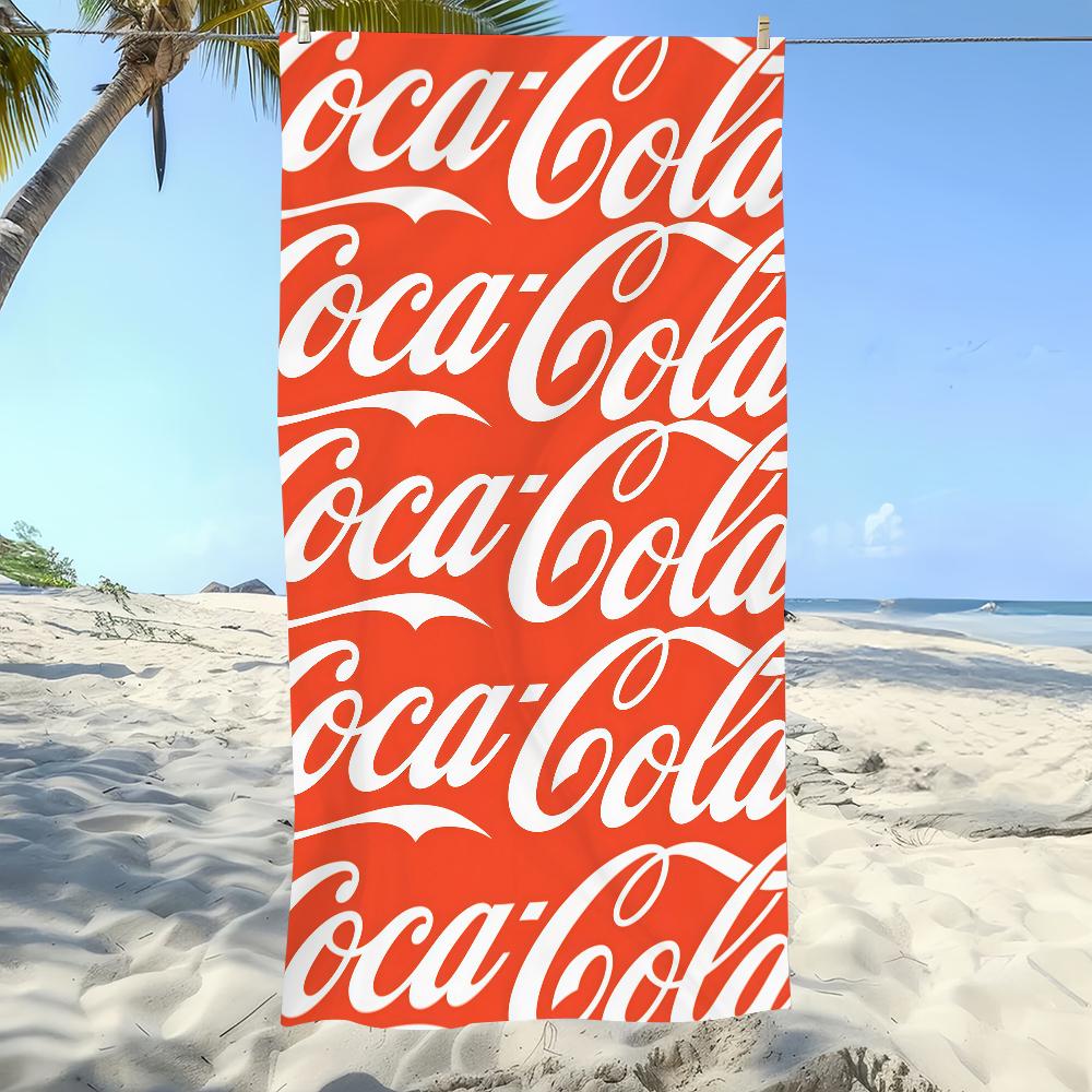 Mode C-CocaS C-Cola-S Kunst Handtuch Strand Übergröße Weich Ultra Saugfähig Schnell Trocknend Groß Pool Reise Camping Badezimmer