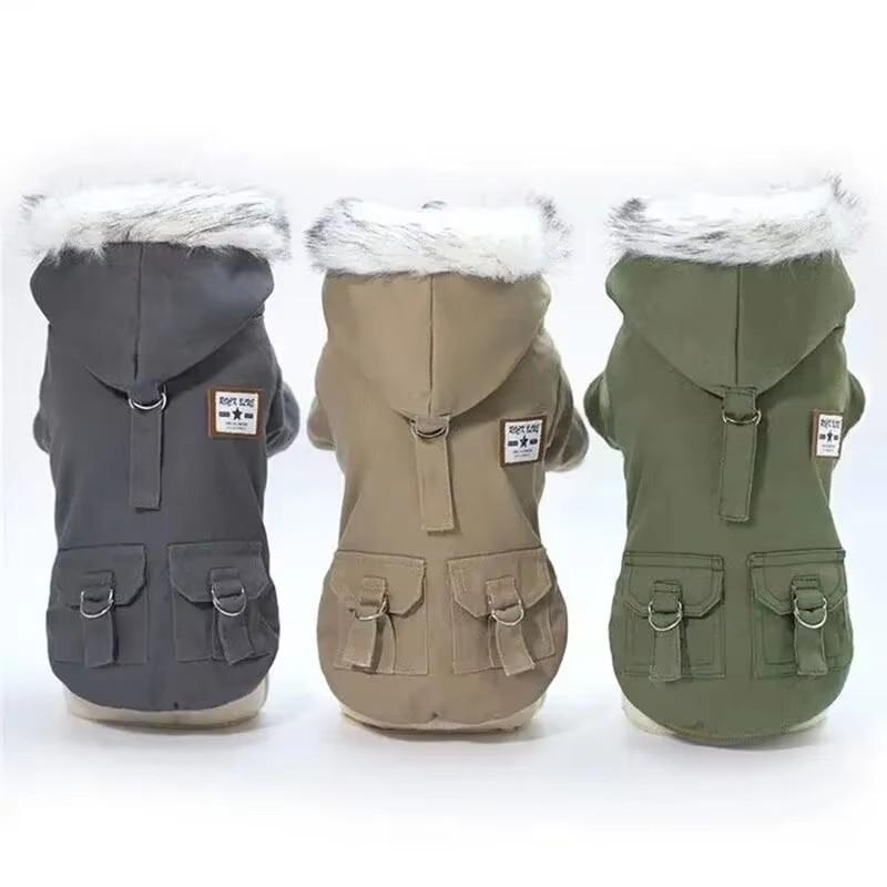 1Pc Thicken Dog Jacket Winter Dog Clothes For Small Medium Dogs Puppy Pet Clothing Warm Chihuahua Yorkies Hoodie Pets Clothing