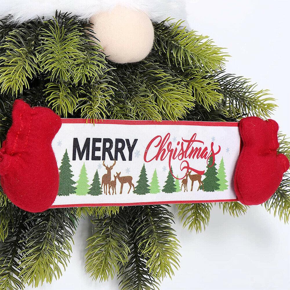 Christmas Party Decorations Home Indoor Door Wreath Hangers Outdoor Gnomes Plush Dolls Garland