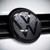 Hijk1 2Pcs Car Front Bonnet Grill Badge Cover Trunk Lid Emblem Sticker For VW Golf 6 7 8 Polo Passat B6 Variant CC Tiguan Atlas T-ROC