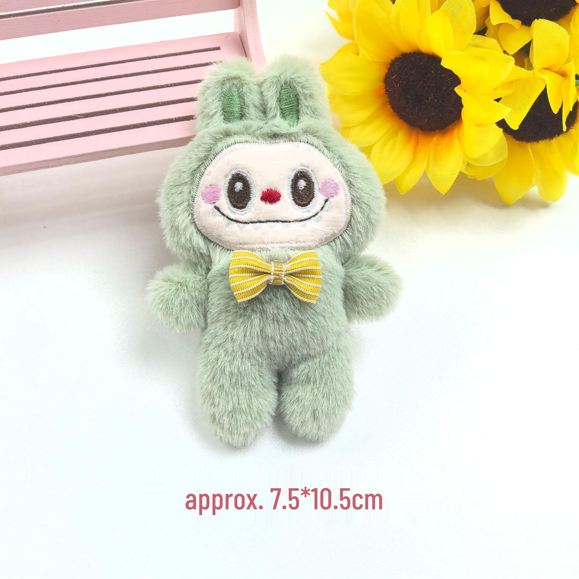 

Squeaky Labubu Pendant 3rd Gen: DIY Jewelry & Clothing Accessory Plush Doll Keychain Back Opening
