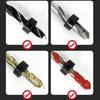 8pcs Drill Bit Limit Ring 3-16mm Setting Circles Woodworking Screw Clamp Drill Bit Adjusting Tool with Small Wrench Set