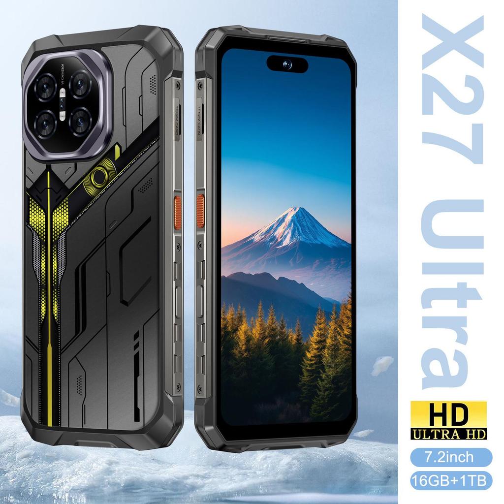 X27 Ultra Genuine 5G Smartphone 16GB+1TB, Rugged and Waterproof Design