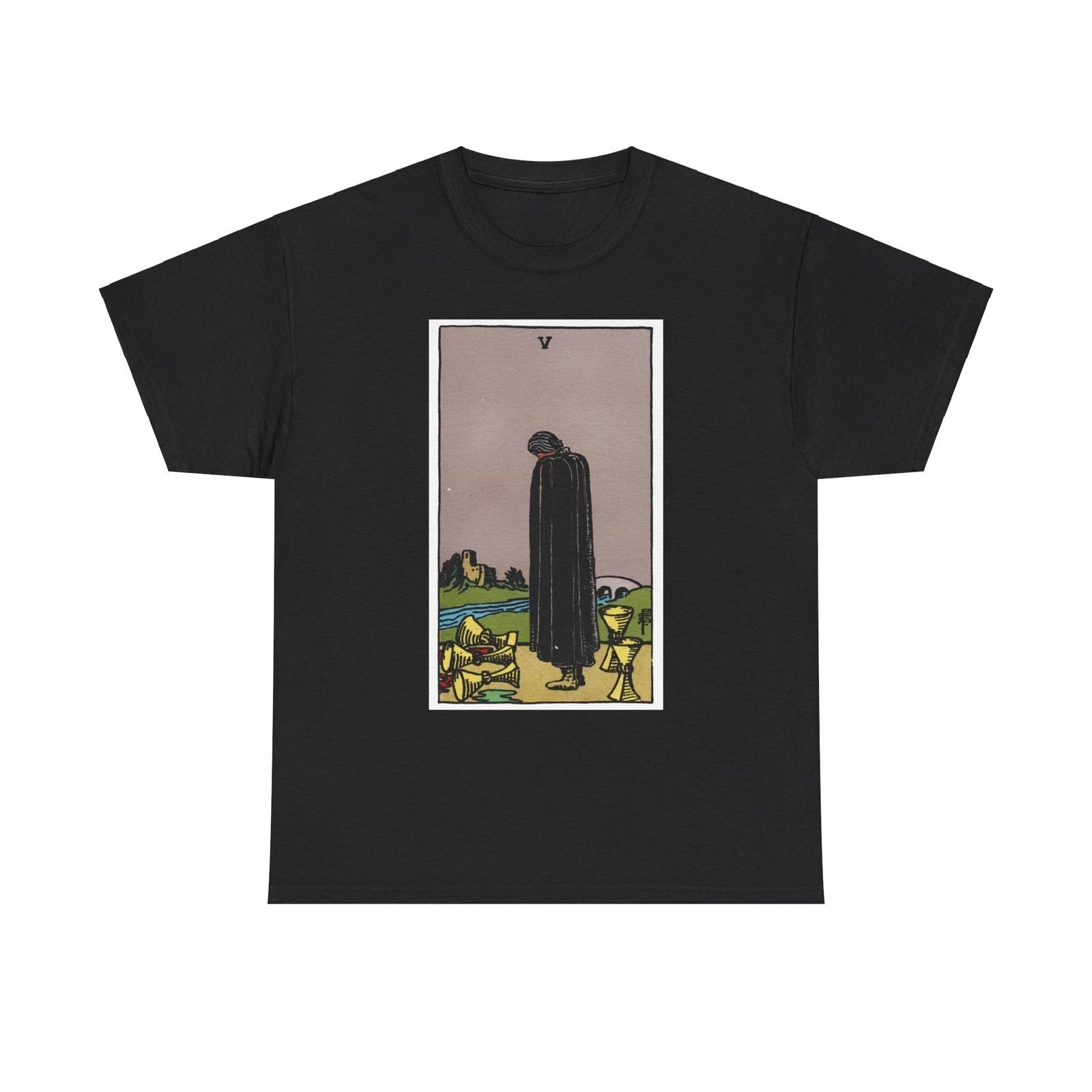 

The 5 of Cups (Tarot Card) T shirt 3XL