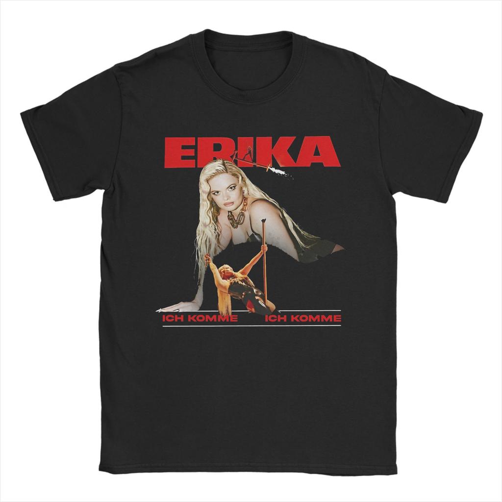 Erika Vikman Ich Komme Eurovisions 2025 Finland Tee Shirt for Men Women Gift Idea T Shirts Cotton Clothes