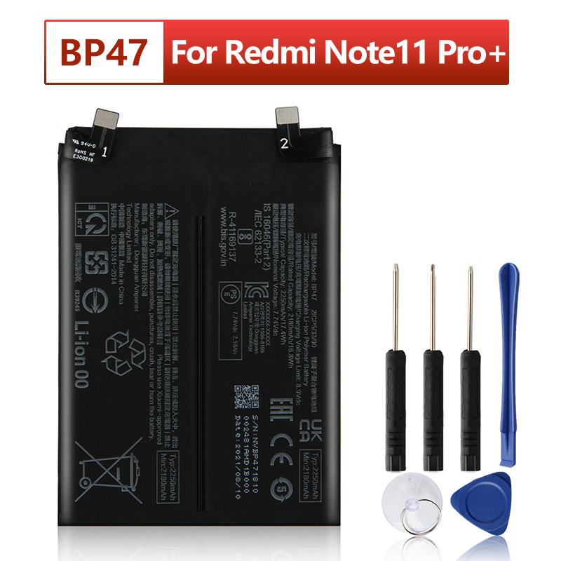 NEW Replacement Battery For Xiaomi Redmi Note 11 Redmi Note 11 Pro Redmi Note11 Pro+ BN5C BM5A BP47 Phone Battery 5000mAh