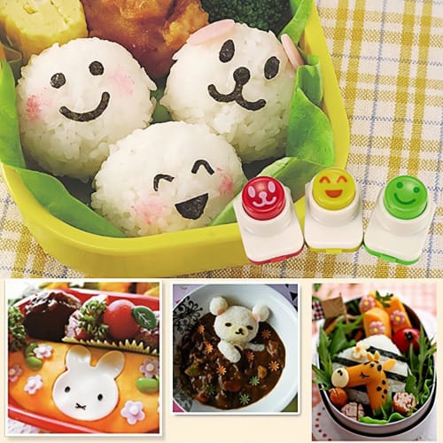 Orirya Nori Punch, Seaweed Cutter, Cute Onigiri Smile Design, Easy Shape Punch, Smile Punch, DIY Bento Box Accessories, Kitchen Supplies, Bento Decora