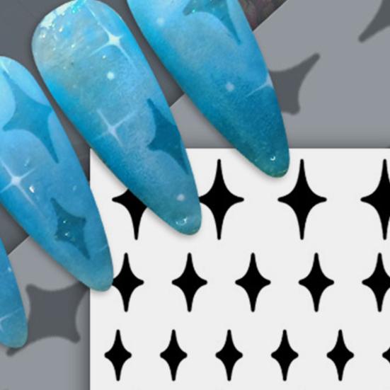 Exquisite Nagelausschnitt-Schablone, einfach zu verwenden, für Modeprofis