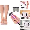 Electric Foot File Replacement Discs For Pedicure And Callus Removal With Silicon Sandpaper Head